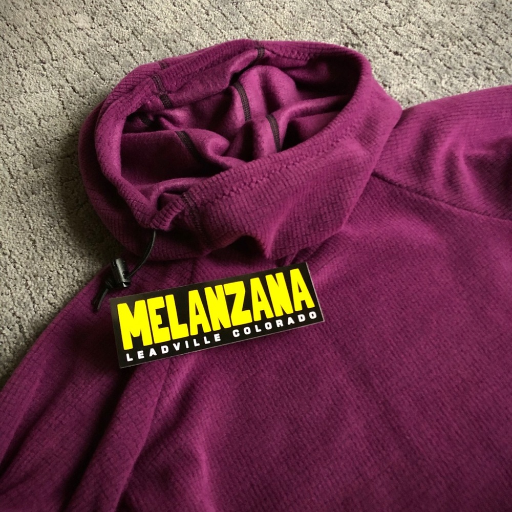 Melanzana Micro Grid Hoodie — Phlox